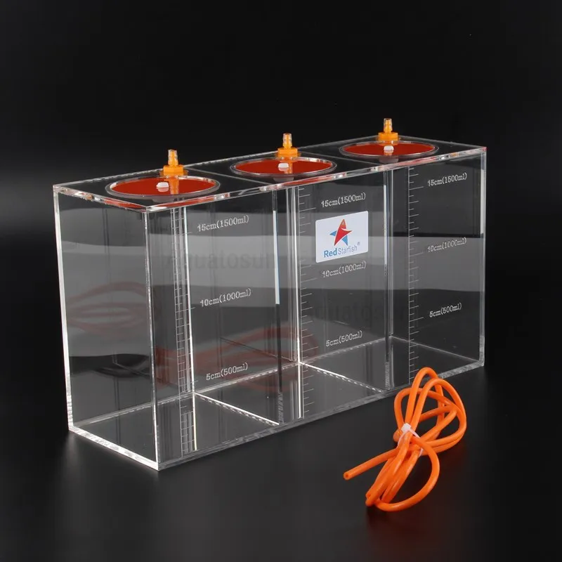 Marine Aquarium Overflow - Red Starfish 1.5L/2.5L/4.5L/5L/10L Pompa Dosis Akrilik