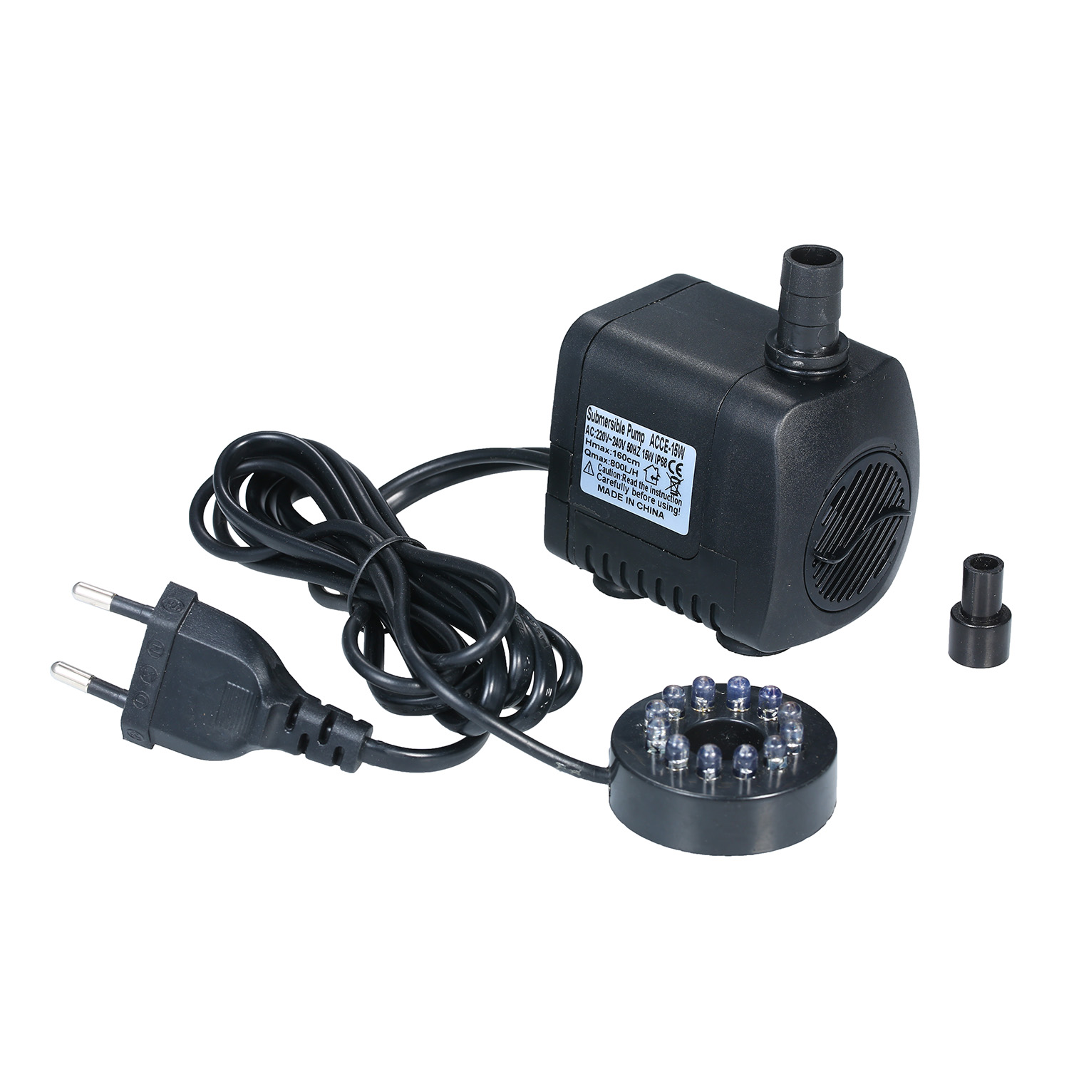 Aquarium Marine Light - Lampu LED Pompa Submersible 800L/H Pompa