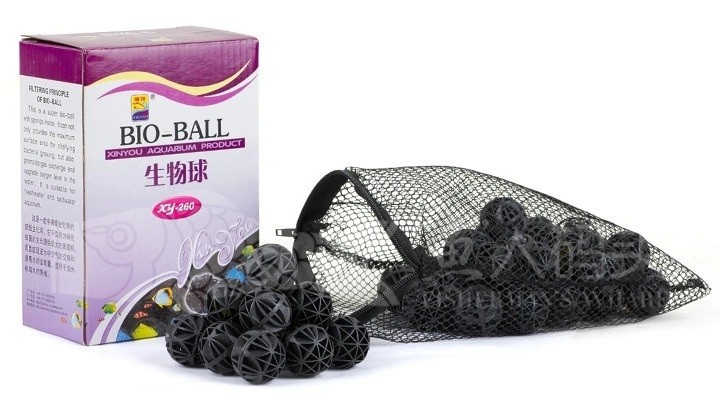 Aquarium Marine Color - 50pcs Bio Balls 1 inci untuk