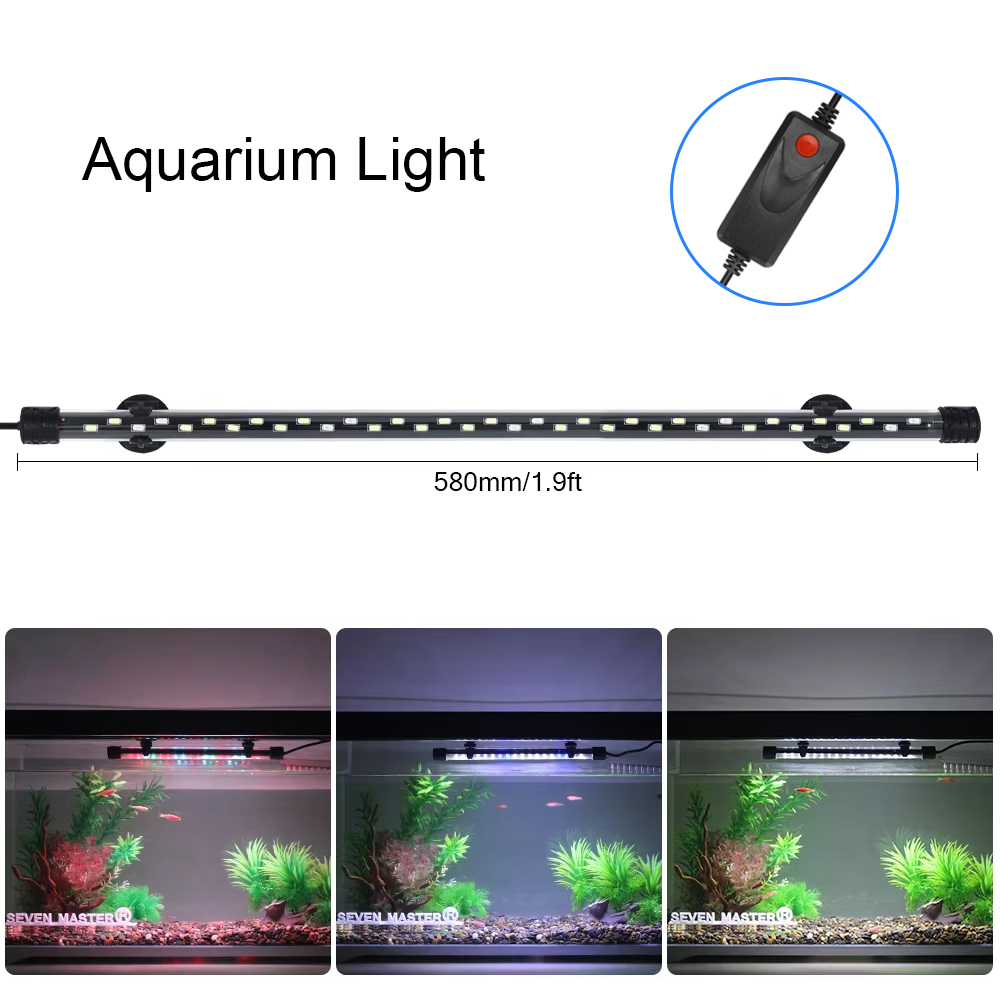 Aquarium Marine Light - Lampu LED dekorasi akuarium, 58CM lampu