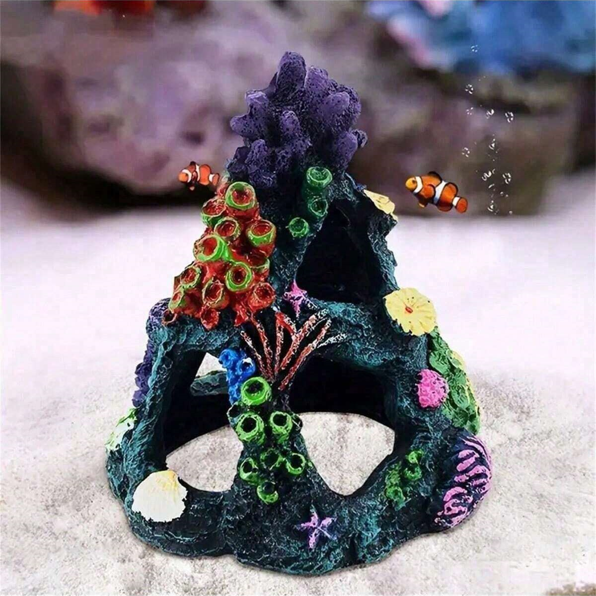Aquarium Marine Rock - 1 Buah Ornamen Akuarium Terumbu Karang