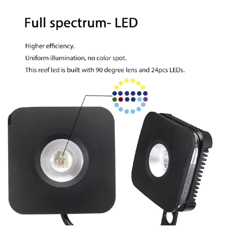 Lampu Akuarium LED 30W untuk T - Marine Aquarium Hours ulasan dan harga