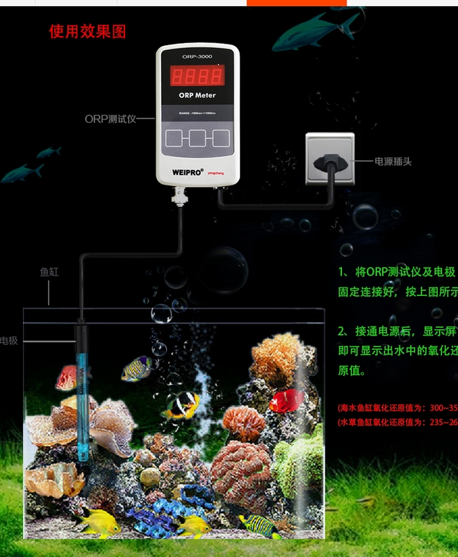 AQUARIUM ORP Meter WEIPRO ORP  - Aquarium Marine Color ulasan dan harga