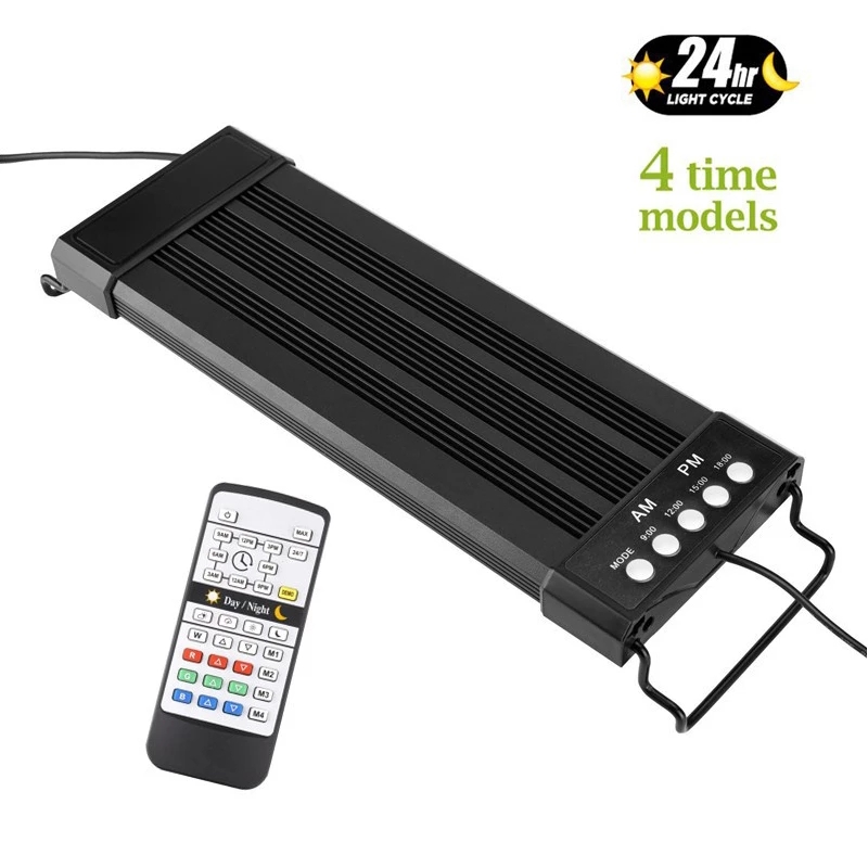 Lampu LED Akuarium 24/7 Jam La - Marine Aquarium Hours ulasan dan harga