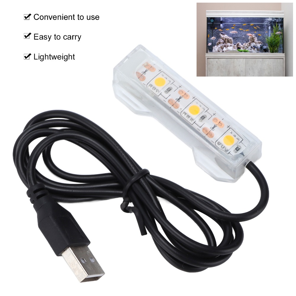 Lampu Akuarium Dekoratif USB L - Marine Aquarium Nano ulasan dan harga