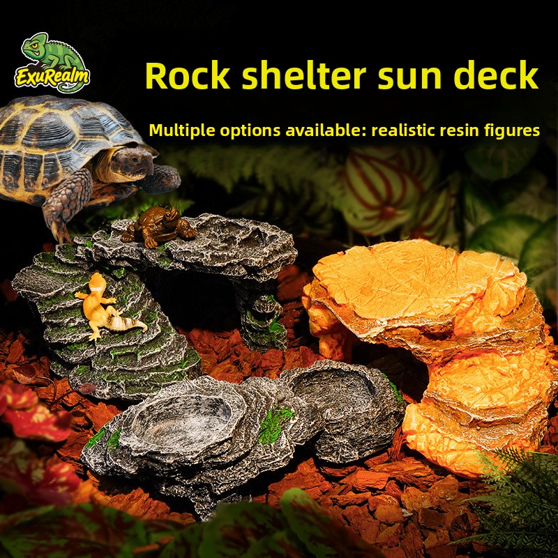 Tempat Persembunyian Reptil da - Aquarium Marine Rock ulasan dan harga