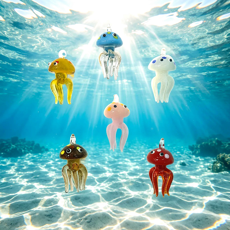 Liontin Ubur Ubur Mini Warna W - Aquarium Marine Color ulasan dan harga