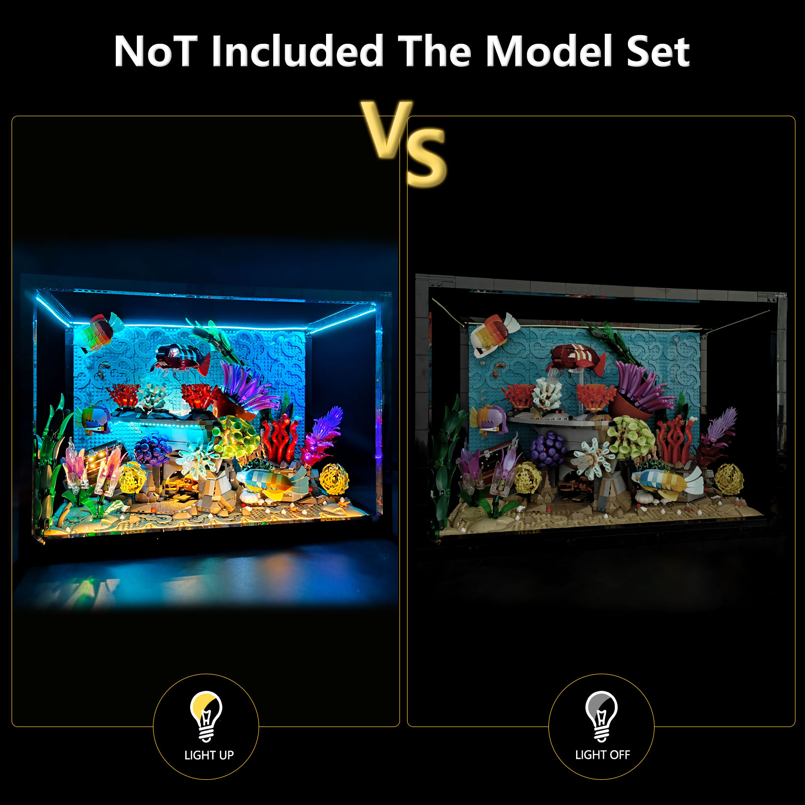 Kit Lampu LED LYBMTWF Kompatib - Aquarium Marine Light ulasan dan harga