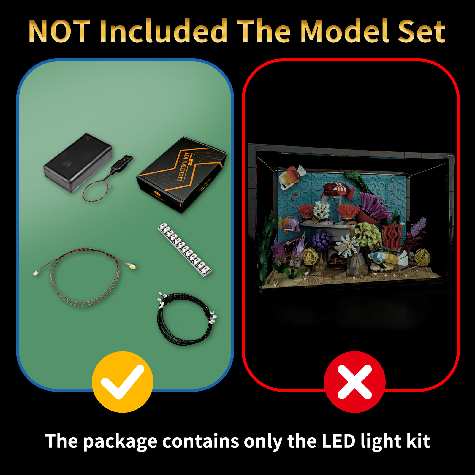 Kit Lampu LED LYBMTWF Kompatib - Aquarium Marine Light ulasan dan harga