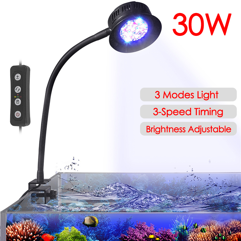 30W Tangki Ikan Akuarium Air L - Aquarium Marine Light ulasan dan harga