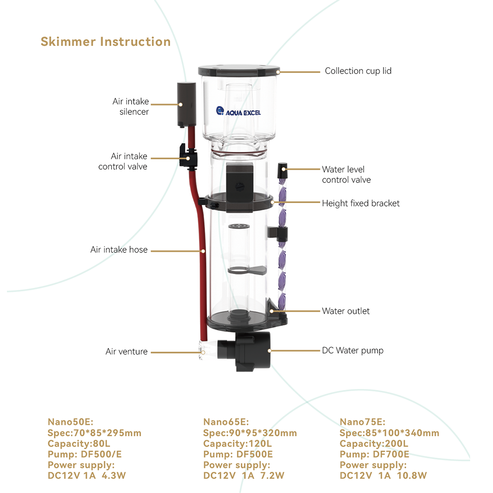 Protein Skimmer Anti-Overflow  - Marine Aquarium Overflow ulasan dan harga