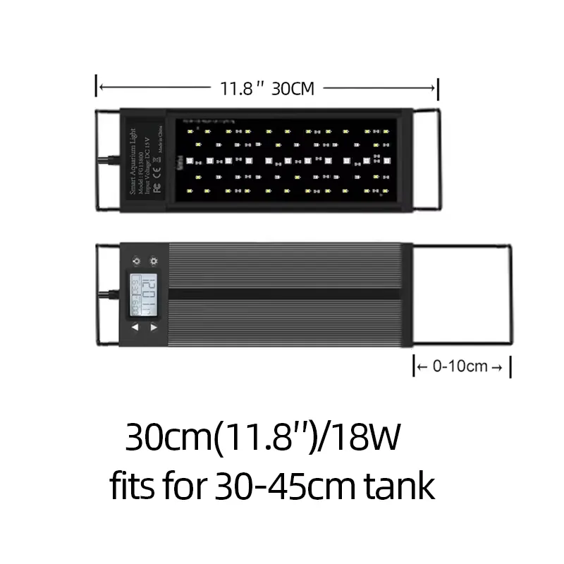 Lampu LED WRGB Akuarium 30cm 1 - Marine Aquarium Hours ulasan dan harga