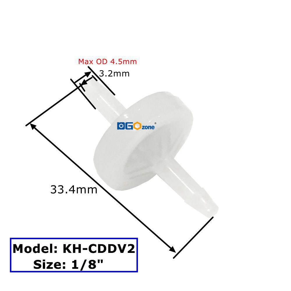 PVDF Katup Periksa Diafragma P - Marine Aquarium Ozone Generator ulasan dan harga
