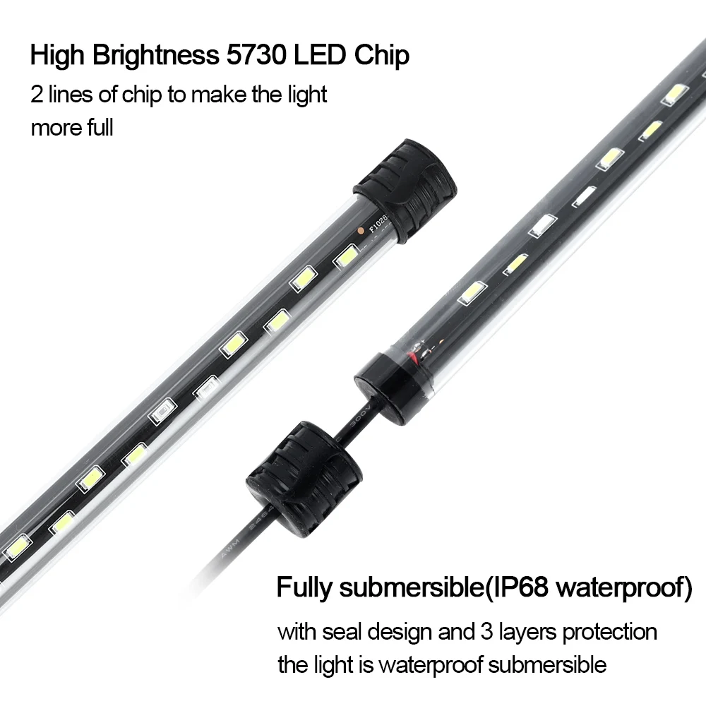 Lampu LED dekorasi akuarium, 5 - Aquarium Marine Light ulasan dan harga