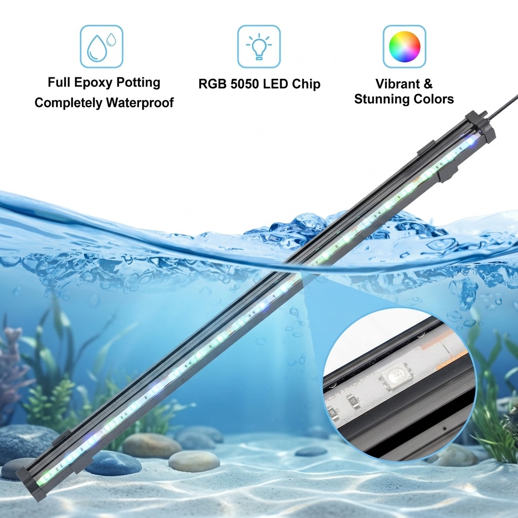 Lampu Gelembung Udara Akuarium - Aquarium Marine Light ulasan dan harga